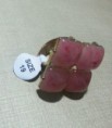 * Anel Pedra Rosa - R$ 25,00