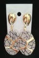 * Brinco Dourado e Prata - R$ 25,00
